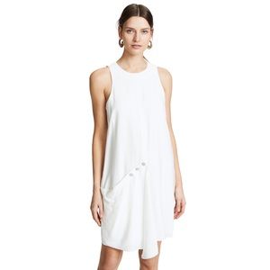 NWOT Tibi white asymmetrical dress